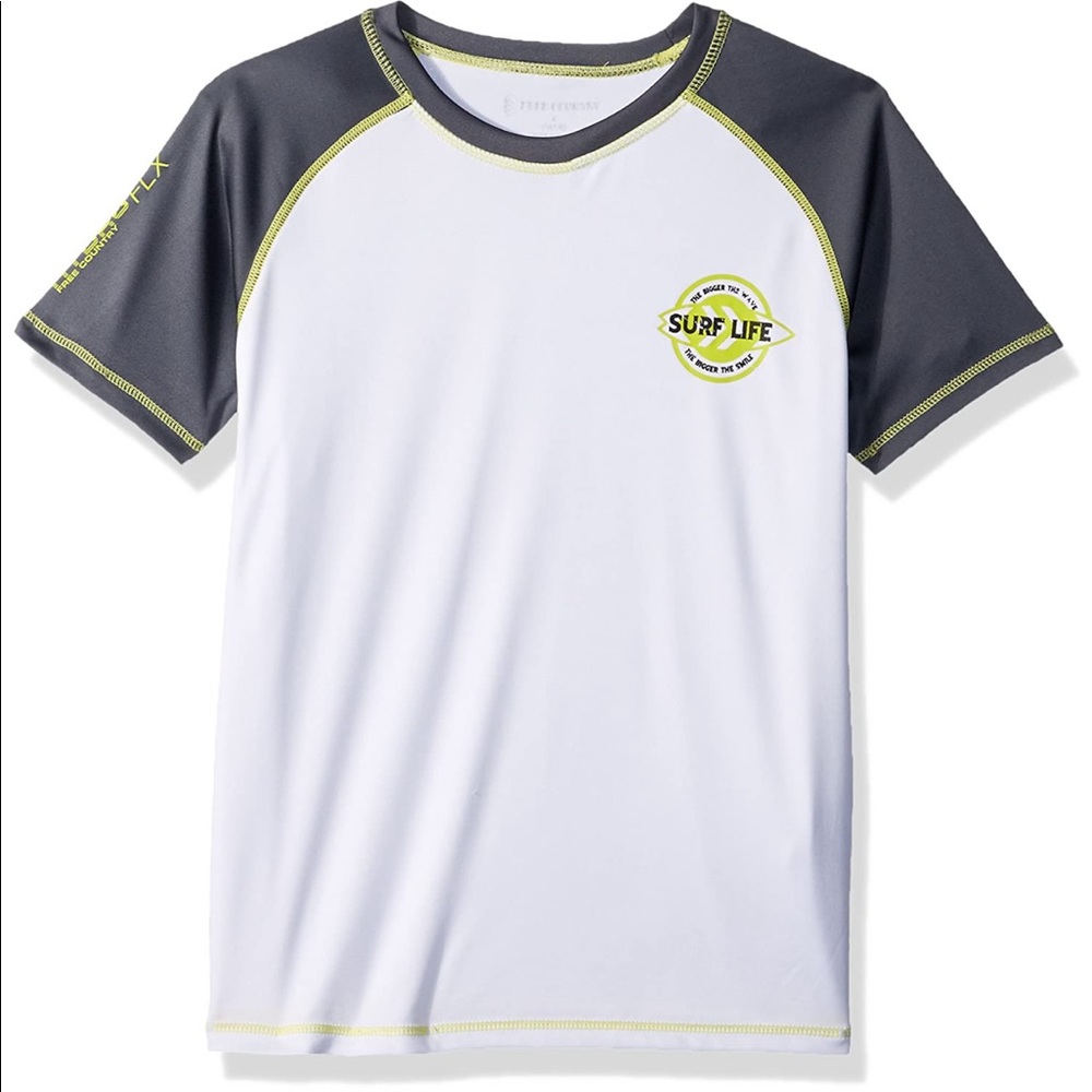 Boys' Big Surf Life Crew Neck Rash Guard